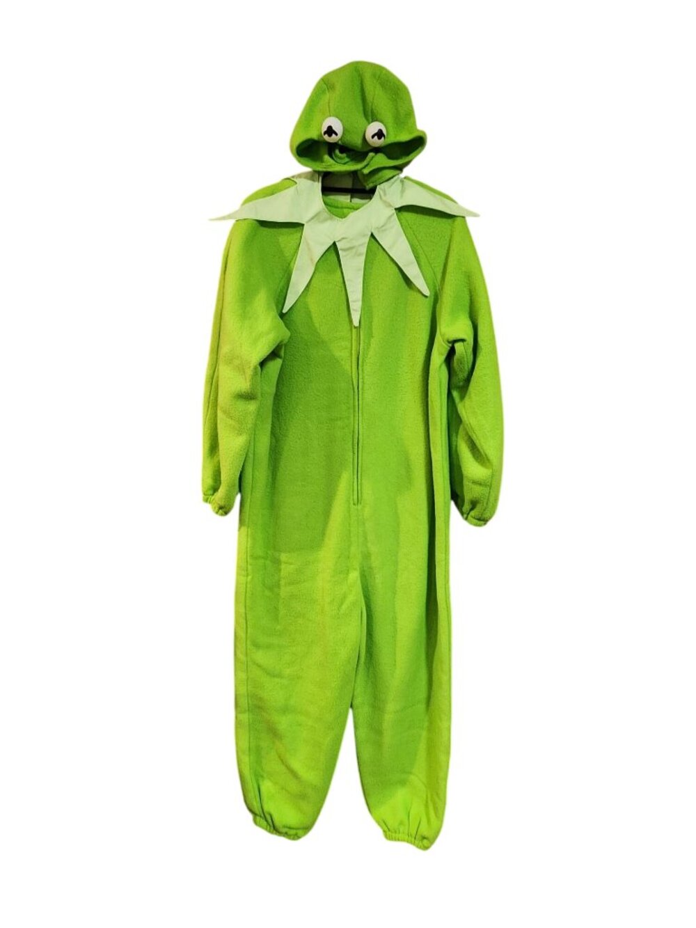 Kermit the Frog HandMade Costume Suit Gloves Shoe Covers Neck Piece See Measurem